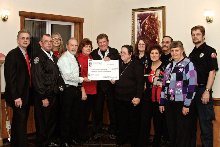 Wine Alliance distributes proceeds to beneficiaries of 2011 Lake County Wine Auction